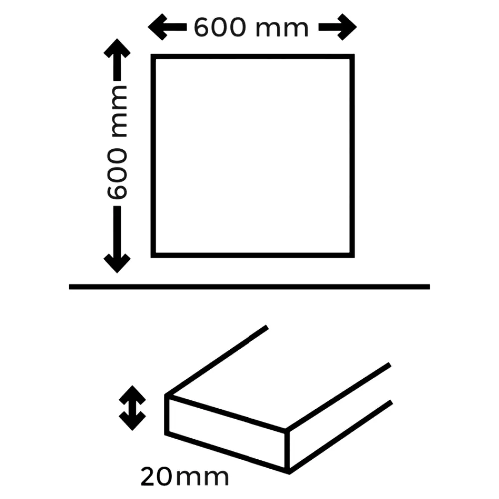 GoodHome Carrelage Extérieur Et Terrasse<Carrelage sol extérieur en grès cérame émaillé effet pierre beige l.60 x L.60 x ép.2 cm Cancora
