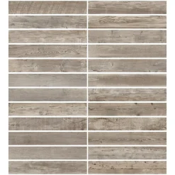Ecoceramic Carrelage sol extérieur en grès cérame émaillé effet bois gris l.15 x L.90 x ép.0,86 cm Timberlane- Carrelage Extérieur Et Terrasse