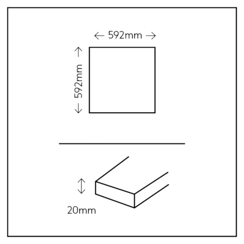 GoodHome Carrelage Extérieur Et Terrasse<Carrelage sol extérieur en grès cérame émaillé effet pierre taupe l.60 x L.60 x ép.2 cm Arina