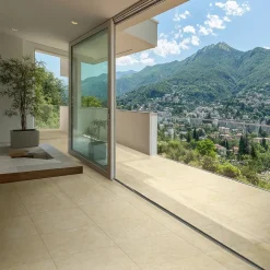 Carrelage Extérieur Et Terrasse<Carrelage sol extérieur en grès cérame émaillé effet travertin beige l.60 x L.60 x ép.0.74 cm Traverno