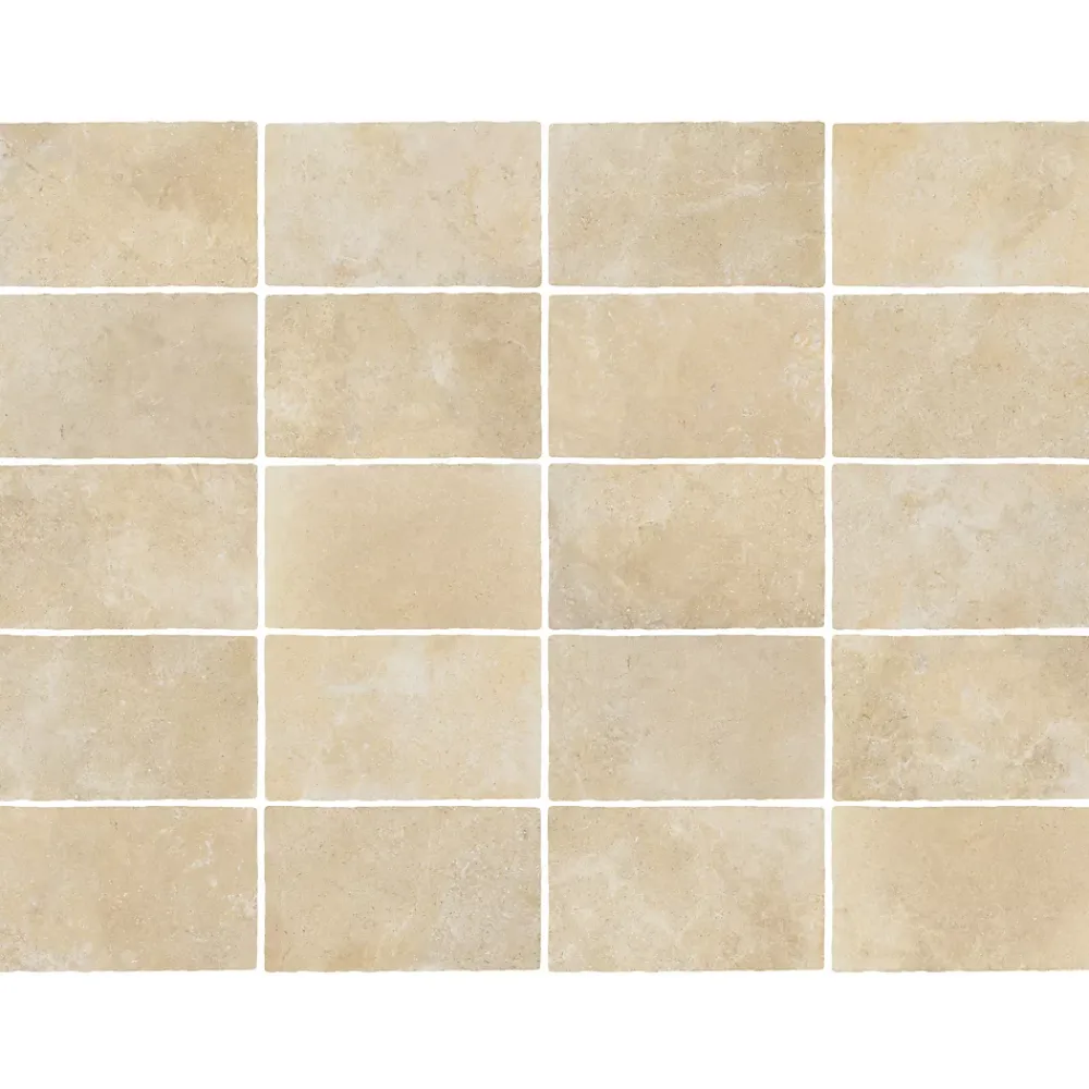 Mykonos Carrelage sol extérieur en grès cérame émaillé effet pierre beige l.30 x L.50 x ép.0,9 cm Sunstone- Carrelage Extérieur Et Terrasse