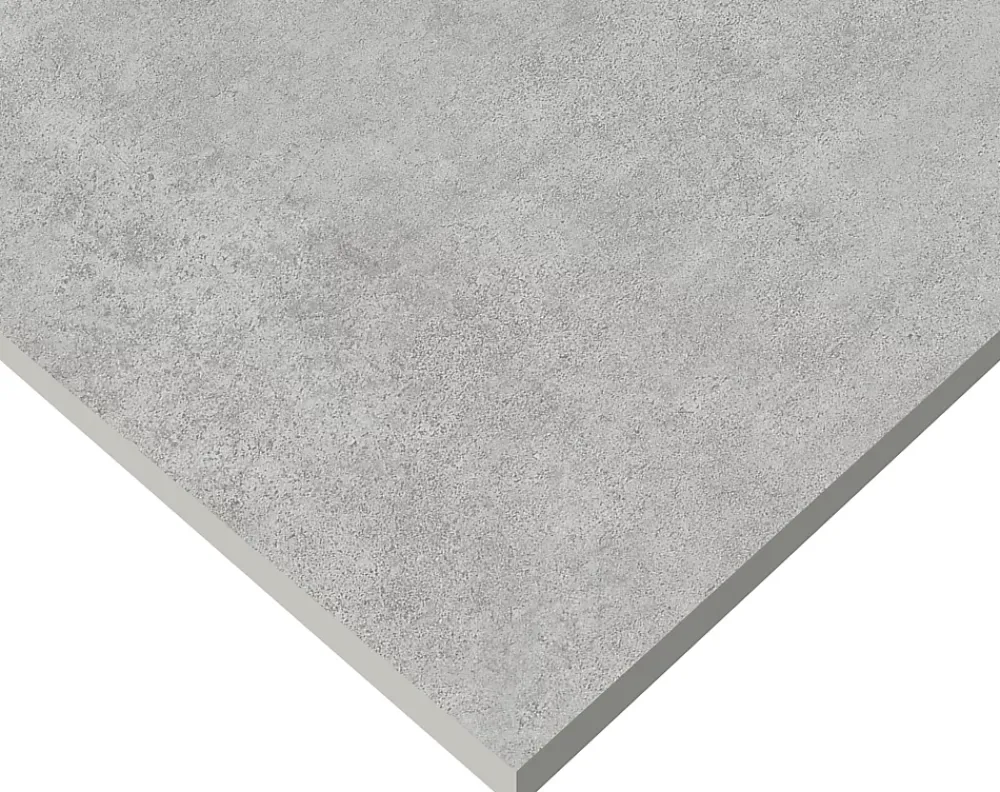 Mykonos Carrelage sol extérieur en grès cérame émaillé effet pierre gris l.33 x L.33 x ép.0,9 cm Mustang- Carrelage Extérieur Et Terrasse