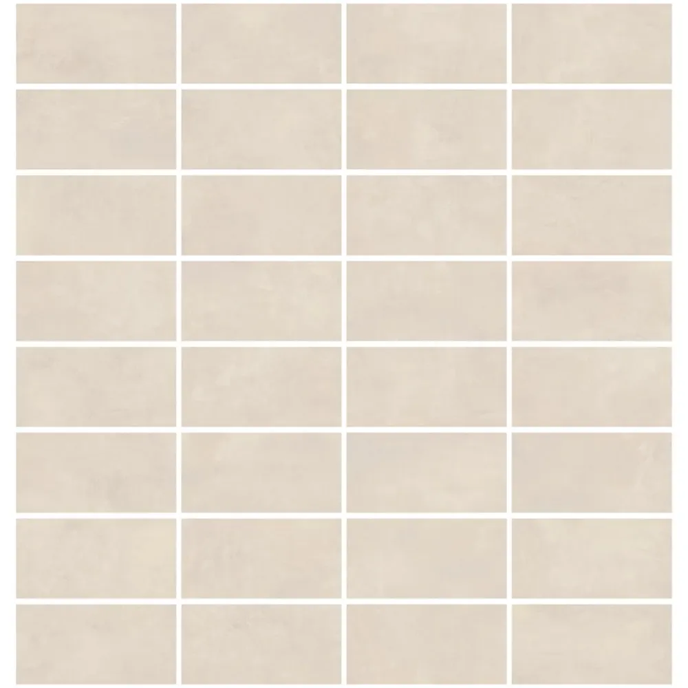 Ecoceramic Carrelage sol extérieur en grès cérame émaillé effet béton beige l.30 x L.60 x ép. 0.9 cm District- Carrelage Extérieur Et Terrasse