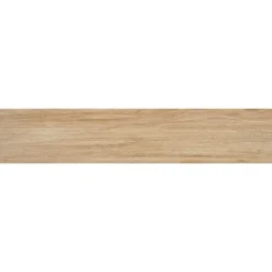 GoodHome Carrelage sol extérieur en grès cérame émaillé effet bois clair l.22 x L.120 x ép. 0,97 cm Todias Haya- Carrelage Extérieur Et Terrasse