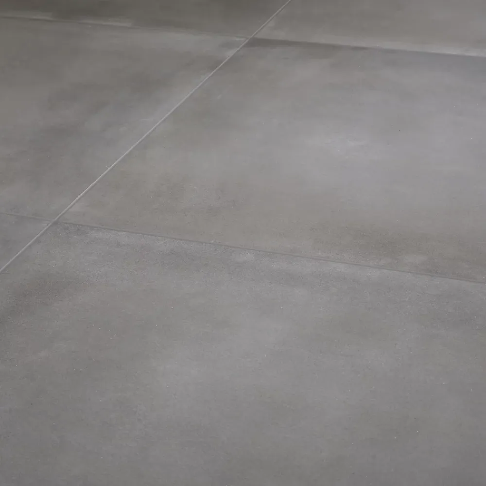 GoodHome Carrelage sol gris foncé effet béton L.60 x l.60 cm x ép.10 mm, Smooth- Carrelage Mural Effet Béton|Carrelage Mural Pour Douche