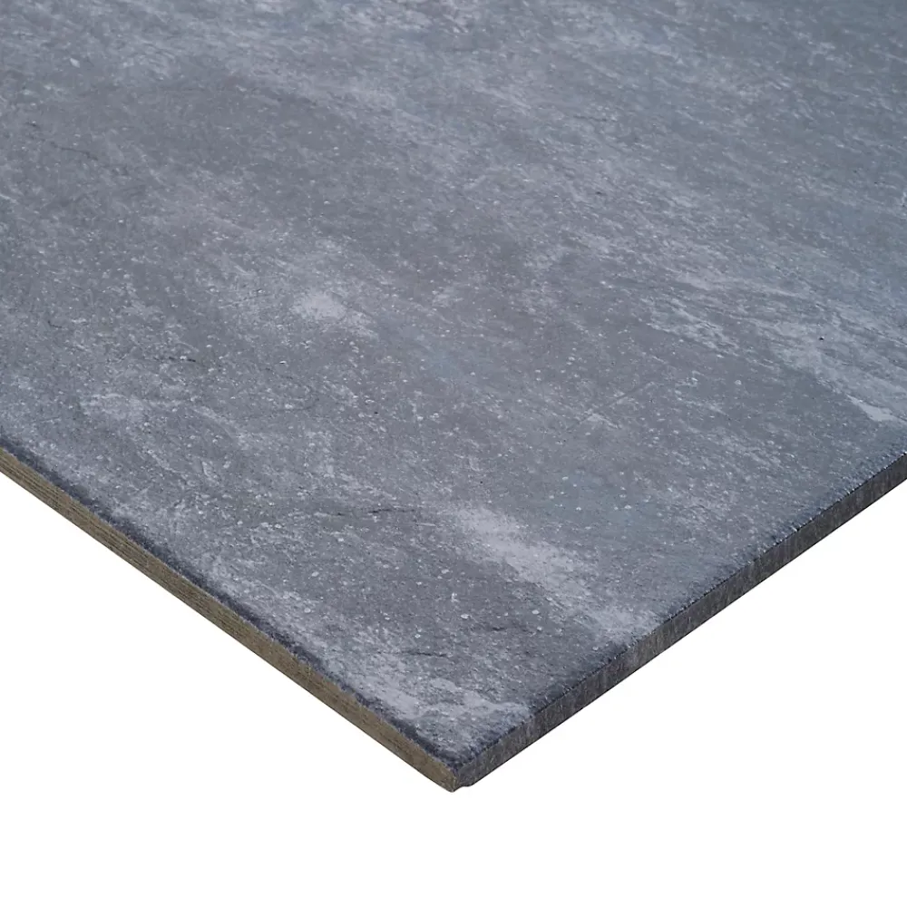 GoodHome Carrelage Mural Pour Cuisine|Carrelage Mural Pour Salle De Bains<Carrelage sol intérieur anthracite L.61,5 x l.30,8 cm x ép.8 mm, Shaded