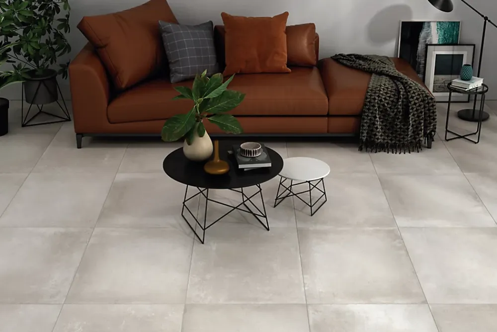 Carrelage Mural Effet Béton|Carrelage Mural Pour Douche<Carrelage sol intérieur aspect béton Lecco gris 60 x 60 cm