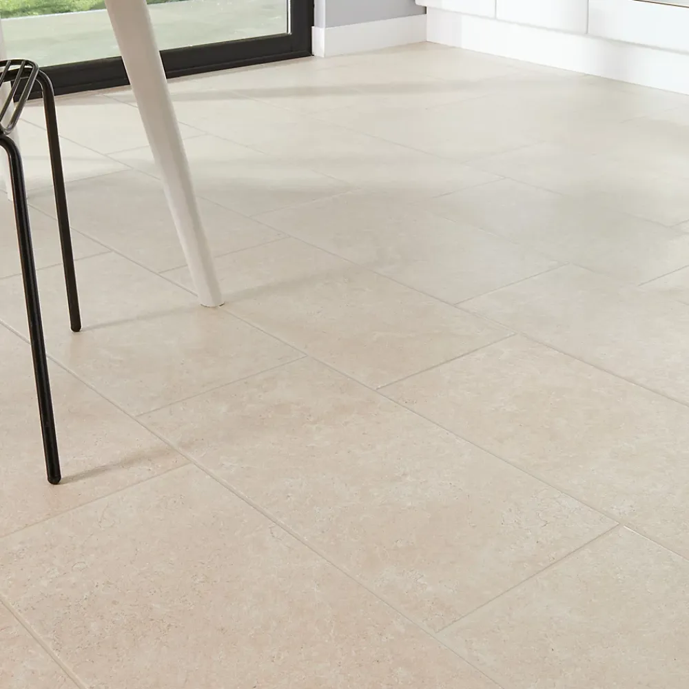 GoodHome Carrelage sol intérieur beige taupe effet pierre L.61,5 x l.30,8 cm x ép.8 mm, Soft Lime Stone- Carrelage Mural Pour Cuisine|Carrelage Mural Pour Salle De Bains