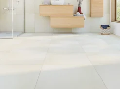 GoodHome Carrelage sol intérieur beige effet pierre L.60 x l.60 cm x ép.9 mm, Soft Travertin- Carrelage Mural Effet Pierre|Carrelage Sol Effet Pierre