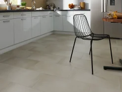 GoodHome Carrelage sol intérieur beige effet béton L.60 x L.30 cm x ép.10 mm, Smooth- Carrelage Mural Effet Béton|Carrelage Sol Effet Béton