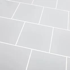 Carrelage sol intérieur blanc effet pierre L.33 x l.33 cm x ép.8,5 mm, Monzie- Carrelage Mural Pour Douche|Carrelage Mural Pour Cuisine