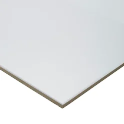 GoodHome Carrelage sol intérieur blanc effet pierre L.60 x l.30 cm x ép.9 mm, Plain- Carrelage Mural Uni|Carrelage Mural Pour Wc