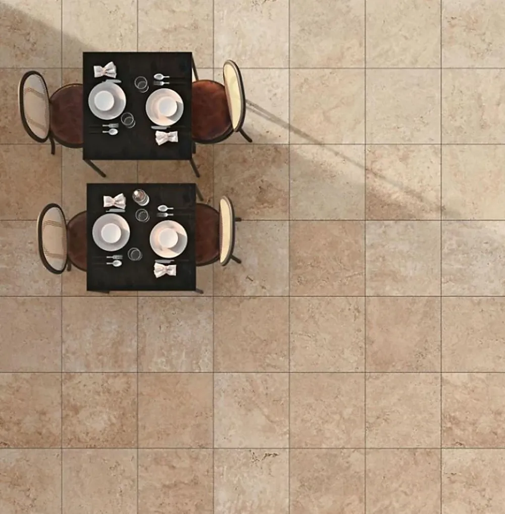 Novoceram Carrelage Sol Effet Pierre<Carrelage sol intérieur effet pierre 60x60 cm TIBER - Light rectifié - 60 x 60 cm- V2: variation modérée des nuances