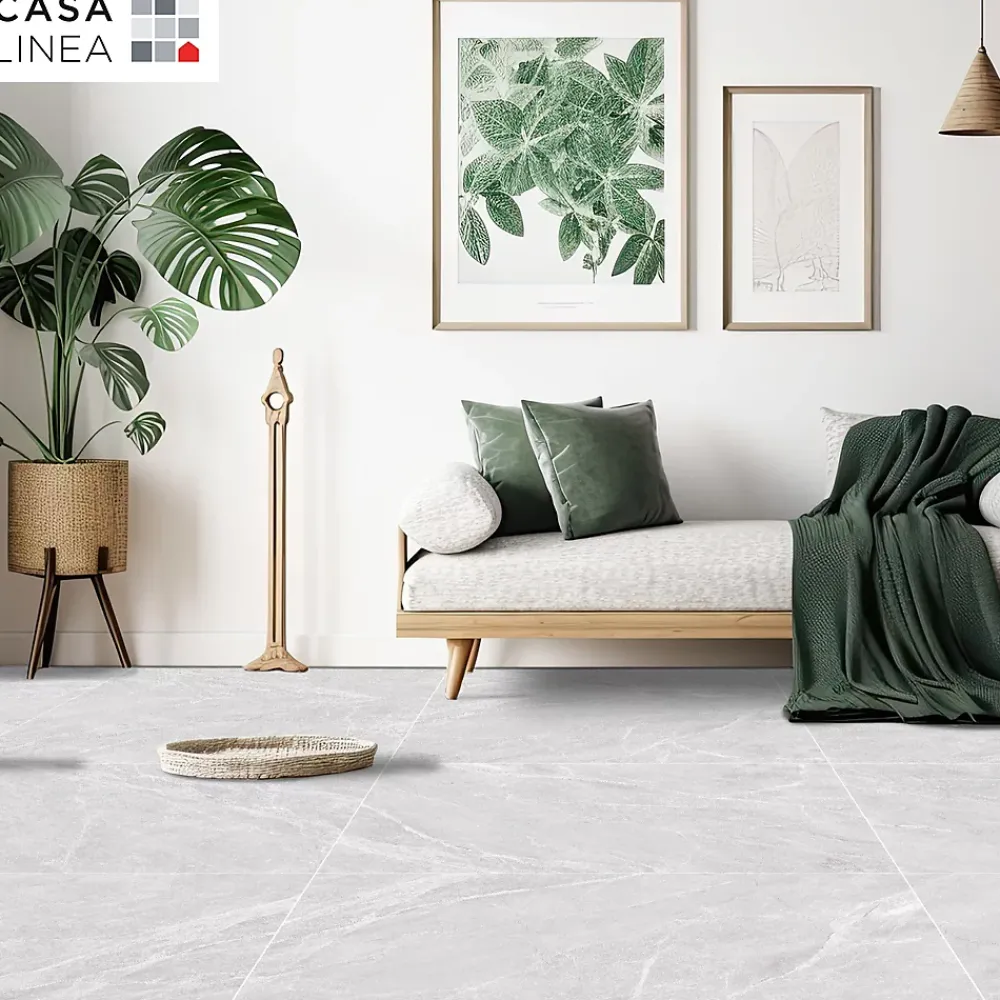 Carrelage Sol Pour Pièce À Vivre|Carrelage Mural Effet Marbre<Carrelage sol intérieur effet marbre gris mat L.100 x l.100 cm x ép.10 mm, New Babylonia