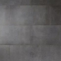 GoodHome Carrelage Mural Effet Béton|Carrelage Sol Effet Béton<Carrelage sol intérieur effet béton anthracite L.61,7 x l.30,7 cm x ép.7,4 mm, Konkrete