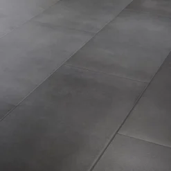 GoodHome Carrelage Mural Effet Béton|Carrelage Sol Effet Béton<Carrelage sol intérieur effet béton anthracite L.61,7 x l.30,7 cm x ép.7,4 mm, Konkrete