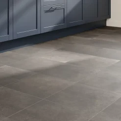 GoodHome Carrelage sol intérieur effet béton gris L.42,6 x l.42,6 cm x ép.7,4 mm, Konkrete- Carrelage Sol Pour Pièce À Vivre|Carrelage Mural Effet Béton