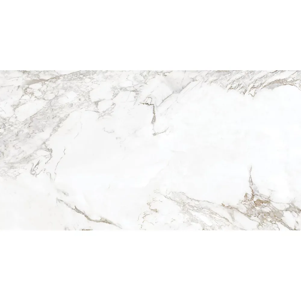 Carrelage Mural Effet Marbre|Carrelage Sol Effet Marbre<Carrelage sol intérieur effet marbre blanc L.120 x l.60 cm x ép.7 mm, Casa Andalus