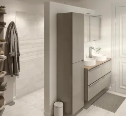GoodHome Carrelage sol intérieur effet pierre ivoire L.60 x l.30 cm x ép.8 mm, Soft Travertin- Carrelage Mural Effet Pierre|Carrelage Mural Pour Douche