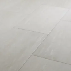 GoodHome Carrelage sol intérieur effet pierre ivoire L.60 x l.30 cm x ép.8 mm, Soft Travertin- Carrelage Mural Effet Pierre|Carrelage Mural Pour Douche