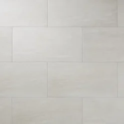 GoodHome Carrelage sol intérieur effet pierre ivoire L.60 x l.30 cm x ép.8 mm, Soft Travertin- Carrelage Mural Effet Pierre|Carrelage Mural Pour Douche