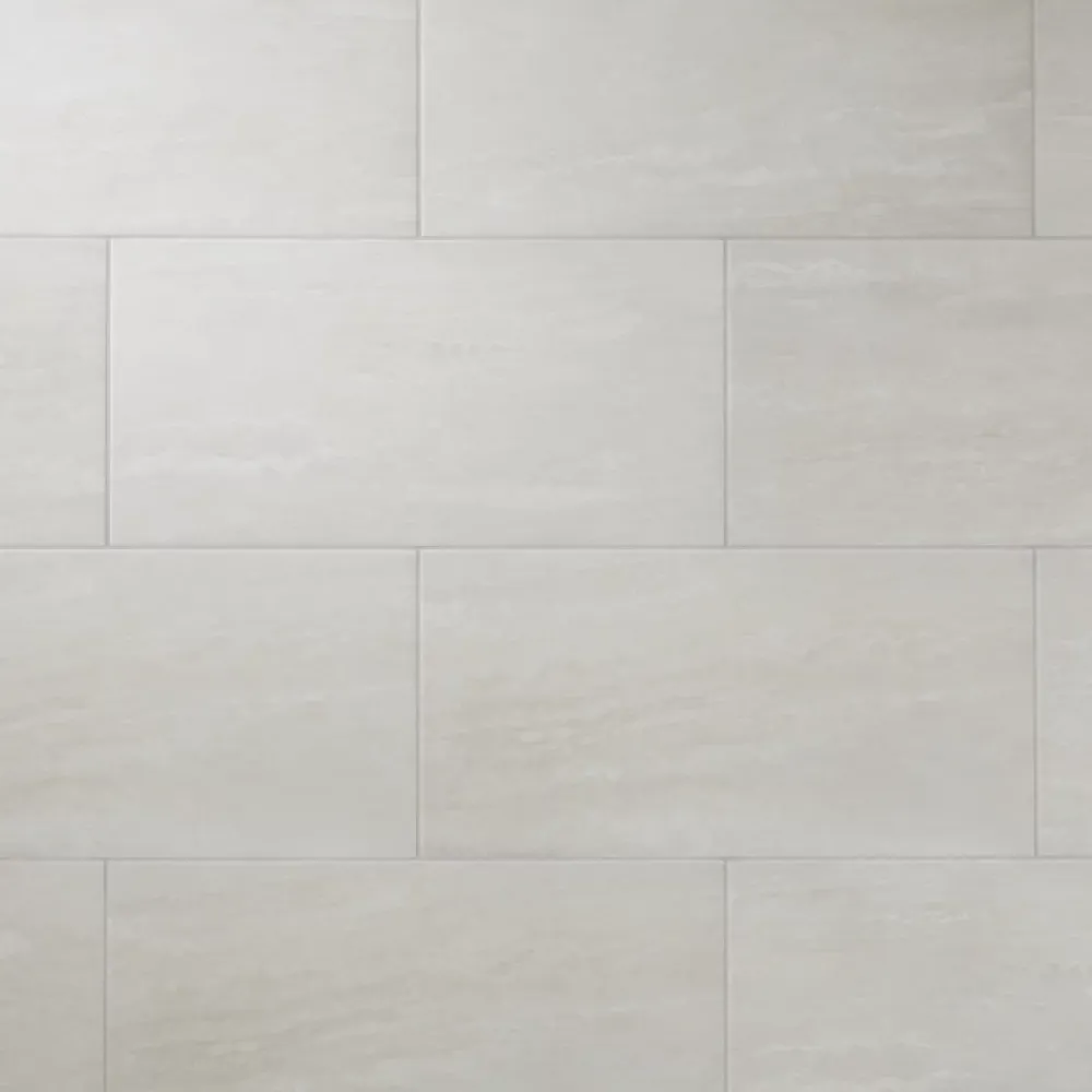 GoodHome Carrelage sol intérieur effet pierre ivoire L.60 x l.30 cm x ép.8 mm, Soft Travertin- Carrelage Mural Effet Pierre|Carrelage Mural Pour Douche