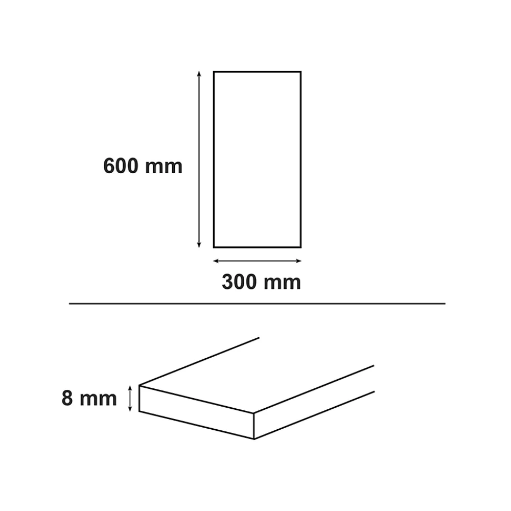 GoodHome Carrelage sol intérieur effet pierre ivoire L.60 x l.30 cm x ép.8 mm, Soft Travertin- Carrelage Mural Effet Pierre|Carrelage Mural Pour Douche