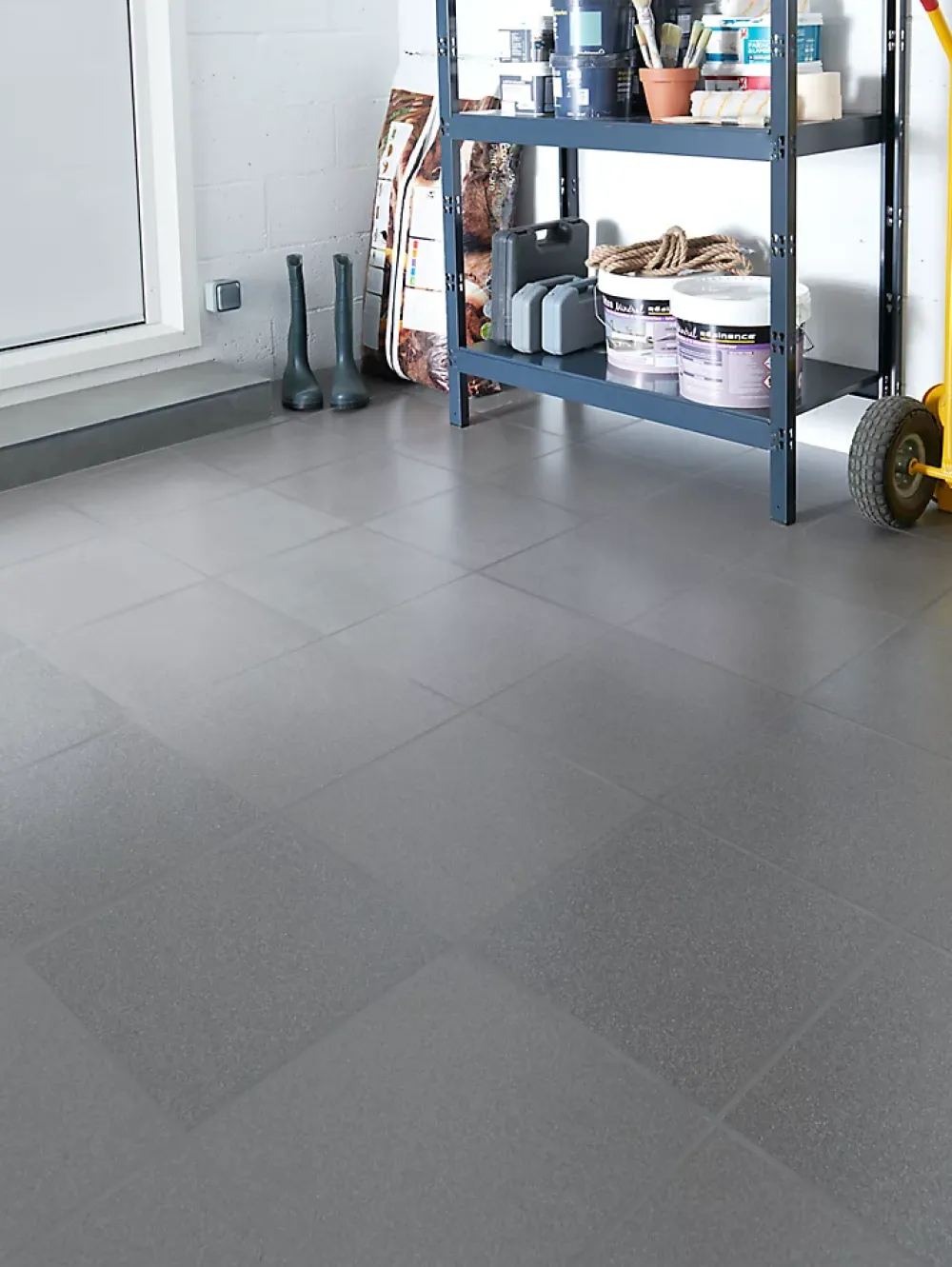 Carrelage Sol Effet Pierre|Carrelage Sol Pour Pièce À Vivre<Carrelage sol intérieur gris anthracite 33 x 33 cm passage intense Porphyre