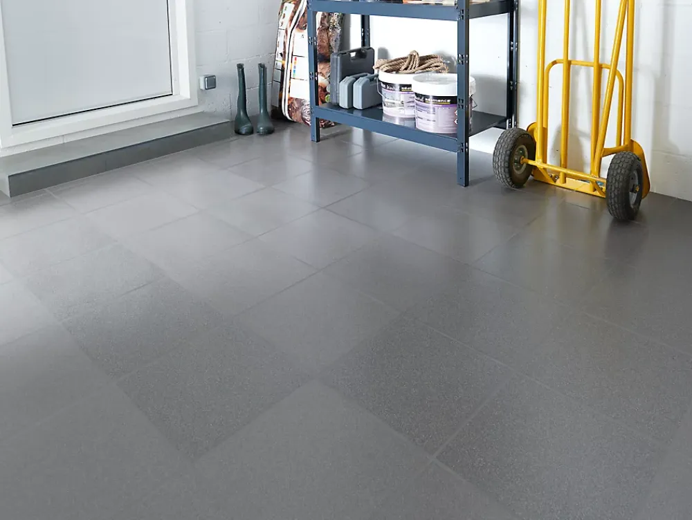 Carrelage Sol Effet Pierre|Carrelage Sol Pour Pièce À Vivre<Carrelage sol intérieur gris anthracite 33 x 33 cm passage intense Porphyre