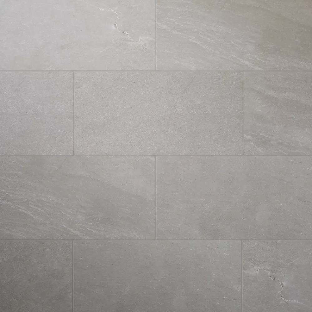 GoodHome Carrelage sol intérieur gris effet pierre L.60 x l.30 cm x ép.10 mm , Slate- Carrelage Mural Pour Wc|Carrelage Mural Pour Salle De Bains