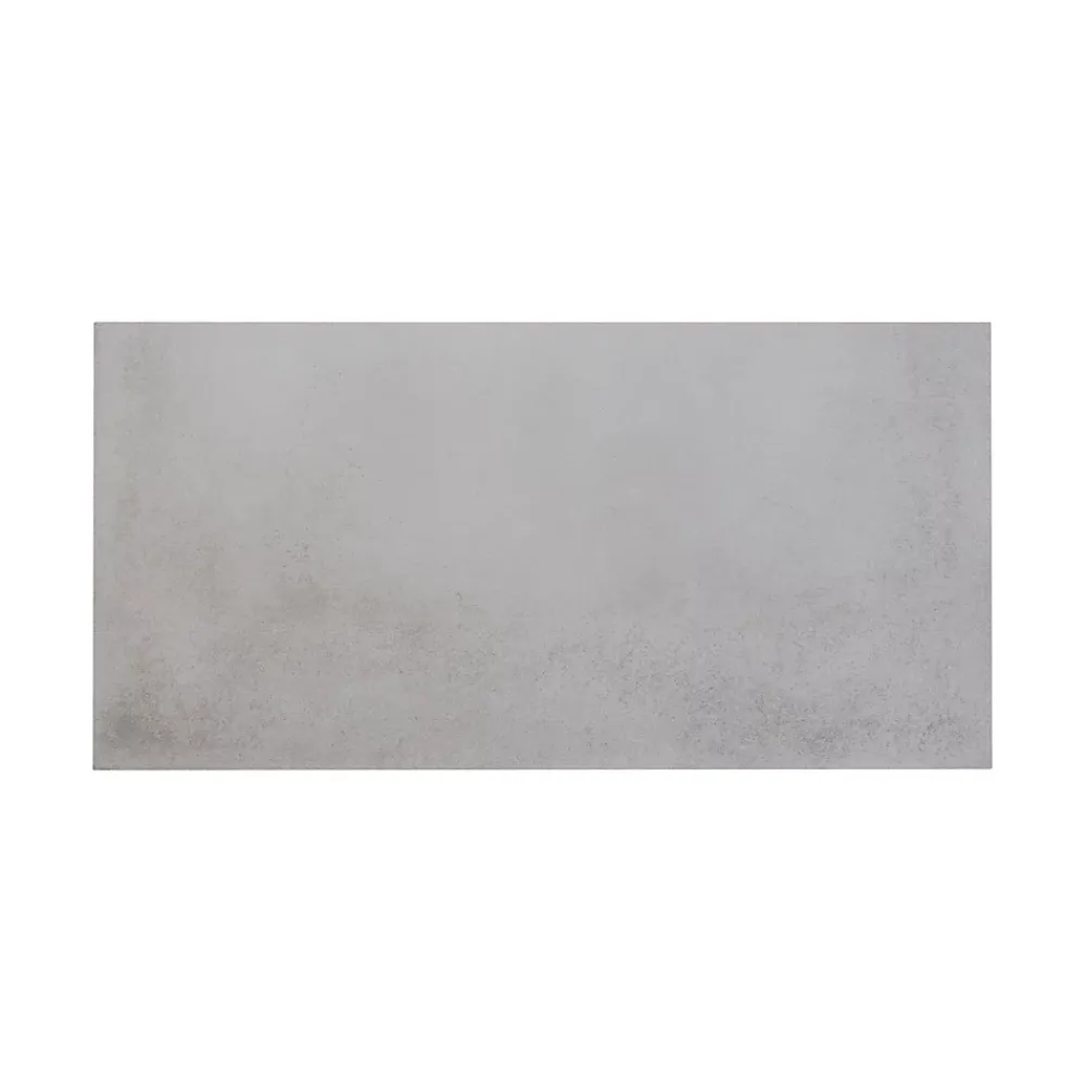 GoodHome Carrelage Mural Effet Béton|Carrelage Sol Effet Béton<Carrelage sol intérieur gris effet béton L.60 x l.30 cm x ép.10 mm, Smooth