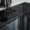GoodHome Carrelage Mural Pour Wc|Carrelage Sol Pour Wc<Carrelage sol intérieur noir poli ultra brillance L.60 x l.60 cm x ép.9,5 mm, Livourne