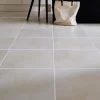 GoodHome Carrelage sol ivoire effet béton L.42,6 x l.42,6 cm x ép.7,4 mm, Konkrete- Carrelage Mural Pour Salle De Bains|Carrelage Mural Effet Béton