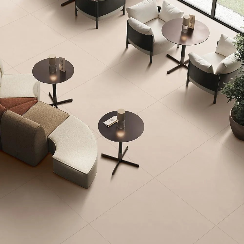 Itaca Carrelage Sol Effet Béton|Carrelage Sol Pour Salle De Bains<Carrelage sol/mur effet béton LITHIC CREMA MAT L.100 x l.100cm