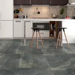 Bien Seramik Carrelage sol/mur effet marbre gris brillant Arch Gri l.60 x L.120 cm- Carrelage Sol Effet Marbre