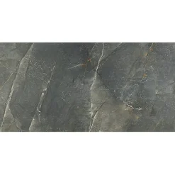 Bien Seramik Carrelage sol/mur effet marbre gris brillant Arch Gri l.60 x L.120 cm- Carrelage Sol Effet Marbre