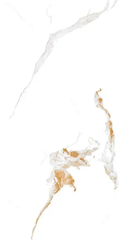 Velloza Carrelage sol/mur effet marbre blanc brillant GOLDEN CARRARA L.120 x l.60cm- Carrelage Sol Pour Salle De Bains|Carrelage Sol Effet Marbre