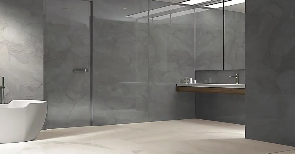 Deco Prom Carrelage sol/mur intérieur effet MARBRE l.60 x L.60 cm ATLANTIS BLANC- Faïence Pour Douche|Faïence Pour Salle De Bains