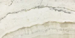 Deco Prom Carrelage sol/mur intérieur effet MARBRE l.60 x L.120 cm ONIKS BLANC- Faïence Pour Cuisine|Faïence Effet Marbre