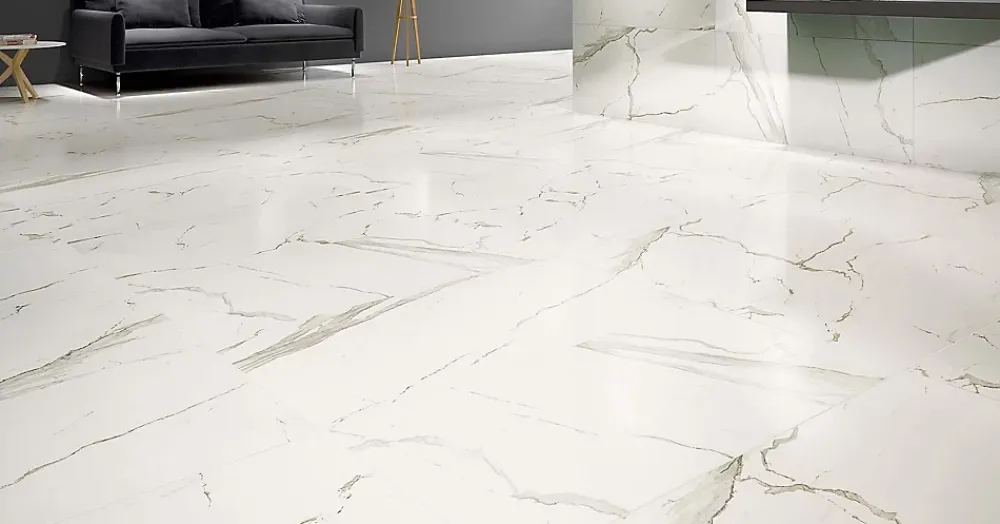 Deco Prom Carrelage sol/mur intérieur effet MARBRE l.80 x L.80 cm ALBATROS- Faïence Pour Douche|Faïence Pour Salle De Bains