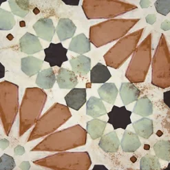 Concept Mosaïque Carrelage Sol Effet Carreaux De Ciment<Carrelage SYLVIANA 20x20 cm effet carreaux ciment vieilli