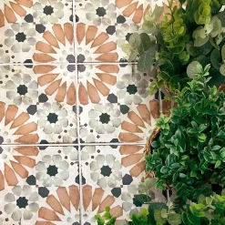 Concept Mosaïque Carrelage Sol Effet Carreaux De Ciment<Carrelage SYLVIANA 20x20 cm effet carreaux ciment vieilli
