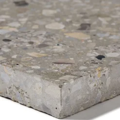 Ro'Ma Nature Carrelage Terrazzo véritable Certosa 60x60x2 cm (lot de 1,08 m² soit 3 dalles) -- Carrelage Sol Effet Terrazzo