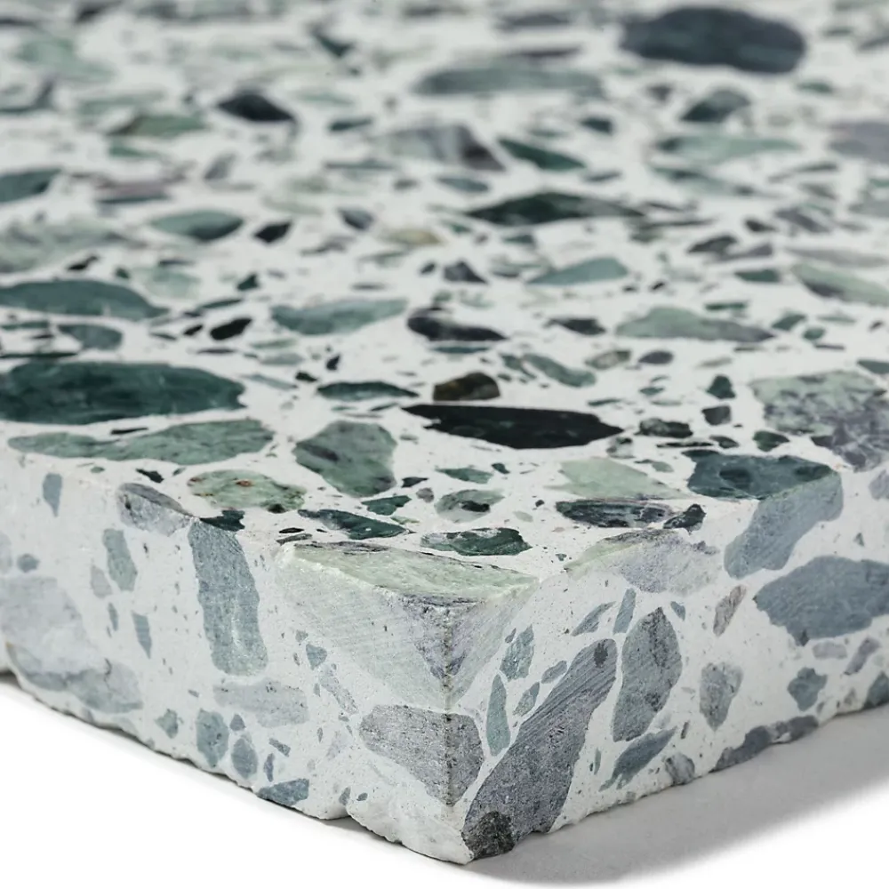 Ro'Ma Nature Carrelage Sol Effet Terrazzo<Carrelage Terrazzo véritable Campana 40x40x2 cm (lot de 1,28 m² soit 8 dalles) -