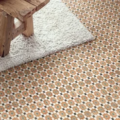 Concept Mosaïque Carrelage Sol Effet Carreaux De Ciment<Carrelage TESSIA 20x20 cm effet carreaux ciment vieilli