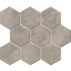 Cristacer Carrelage Titanium Brown - Mat 35.5 x 29.2cm ( vendu par boite de 1 m² )- Carrelage Sol Effet Pierre