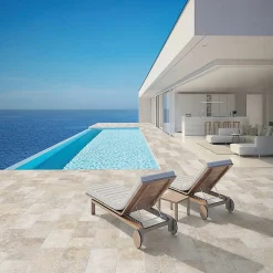 Concept Mosaïque Carrelage Extérieur Et Terrasse<CARRELAGE TRAVERTIN 40.2 cm x 60.4 cm antidérapant