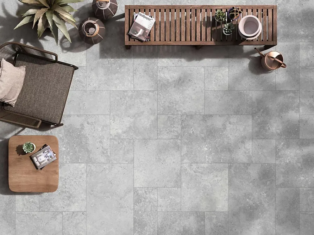 Codicer Carrelage Sol Effet Pierre<Carrelage Trevi Modular Silver - Mat 66 x 44cm ( vendu par boite de 0,87 m² )
