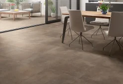 Cristacer Carrelage Umbria Taupe - Mat 59.2 x 59.2cm ( vendu par boite de 1,05 m² )- Carrelage Sol Effet Béton
