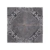 Ro'Ma Carrelage Carrelage Vintage Noir Uruk 45x45x0,95 cm Carvella - Sol et mur intérieur -- Carrelage Sol Pour Wc